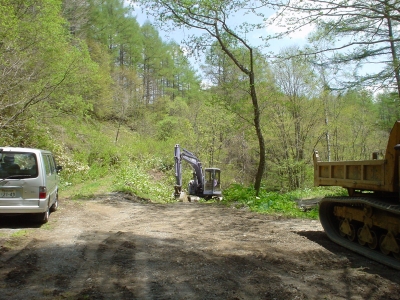 イギツネ沢分岐点