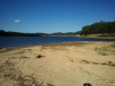 繋発電所　取水口跡